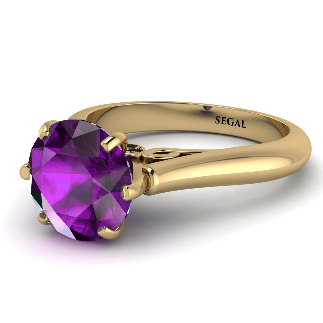 3ct Amethyst Engagement Ring - June No. 307
