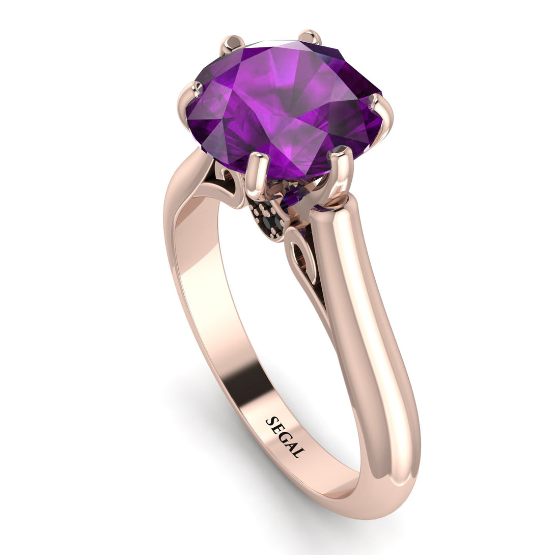 3ct Amethyst Engagement Ring - June No. 308