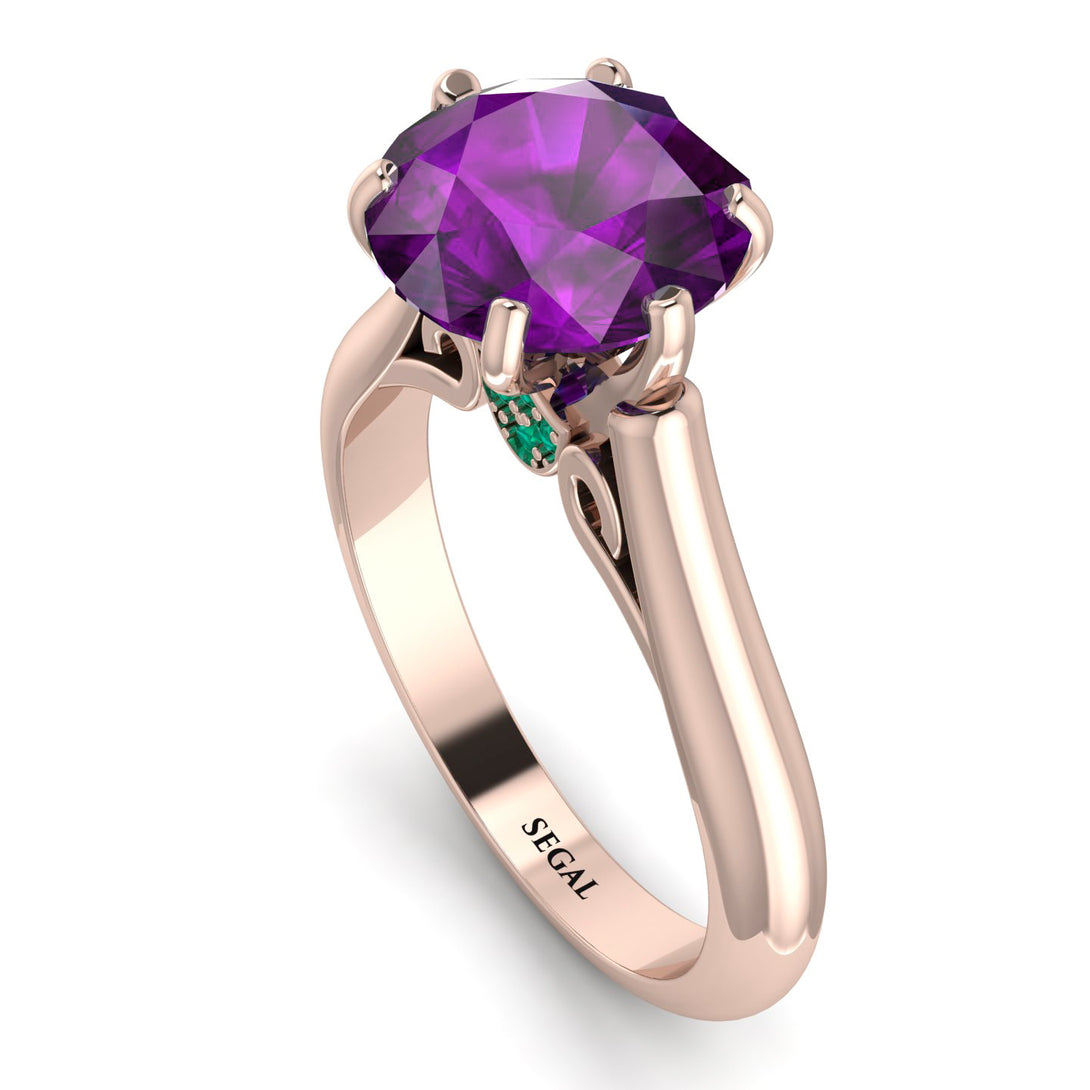3ct Amethyst Engagement Ring - June No. 305