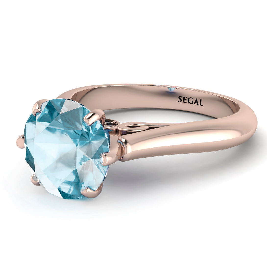 3ct Aquamarine Engagement Ring - June No. 408