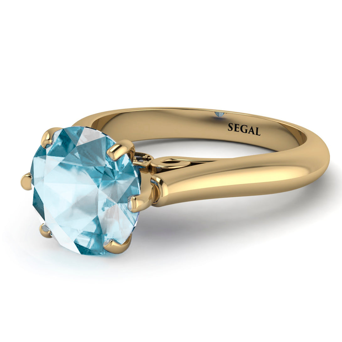 3ct Aquamarine Engagement Ring - June No. 407