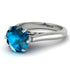 3ct Blue Topaz Engagement Ring - June No. 509