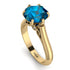 3ct Blue Topaz Engagement Ring - June No. 501