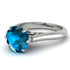3ct Blue Topaz Engagement Ring - June No. 515