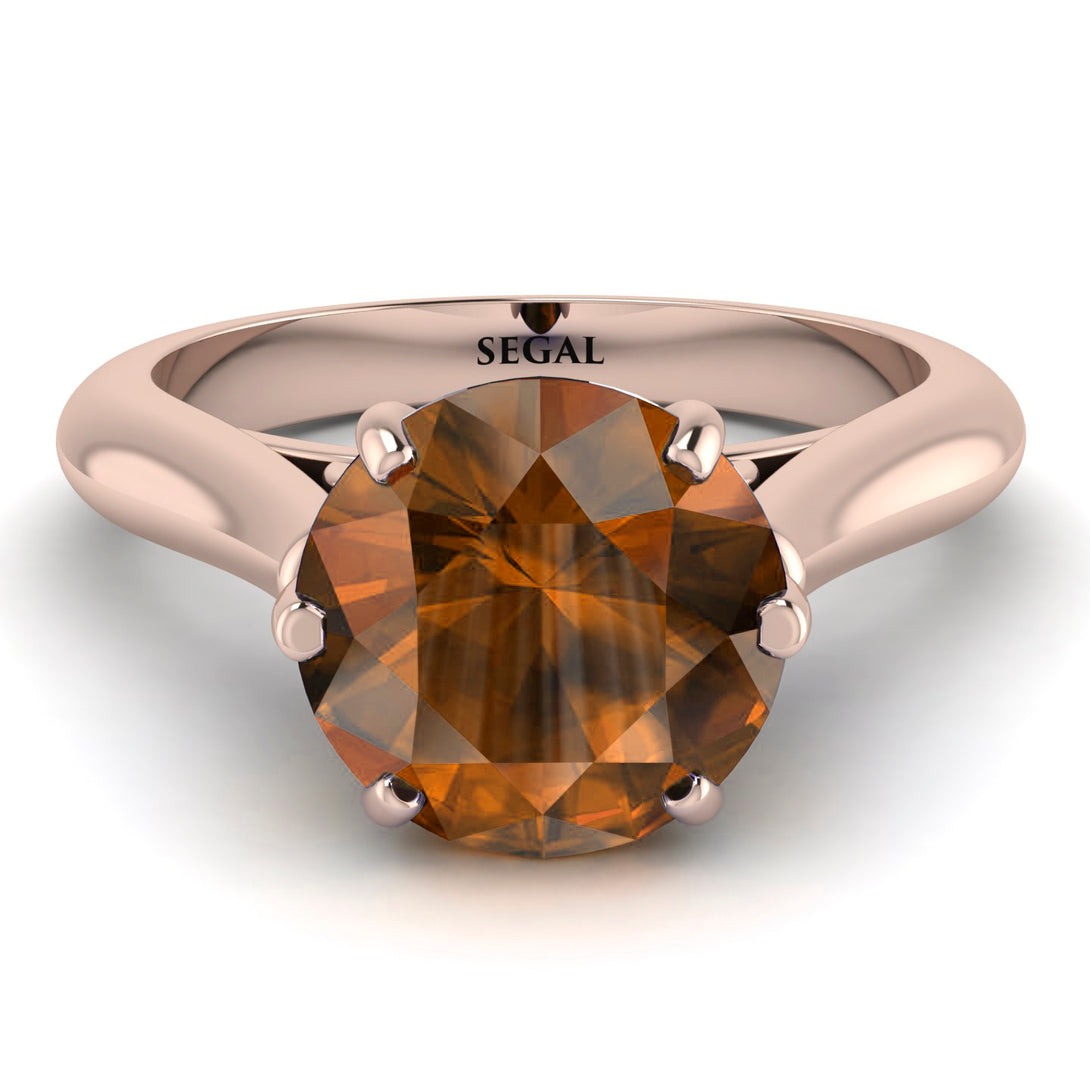 3ct Brown Diamond Engagement Ring - June No. 1108