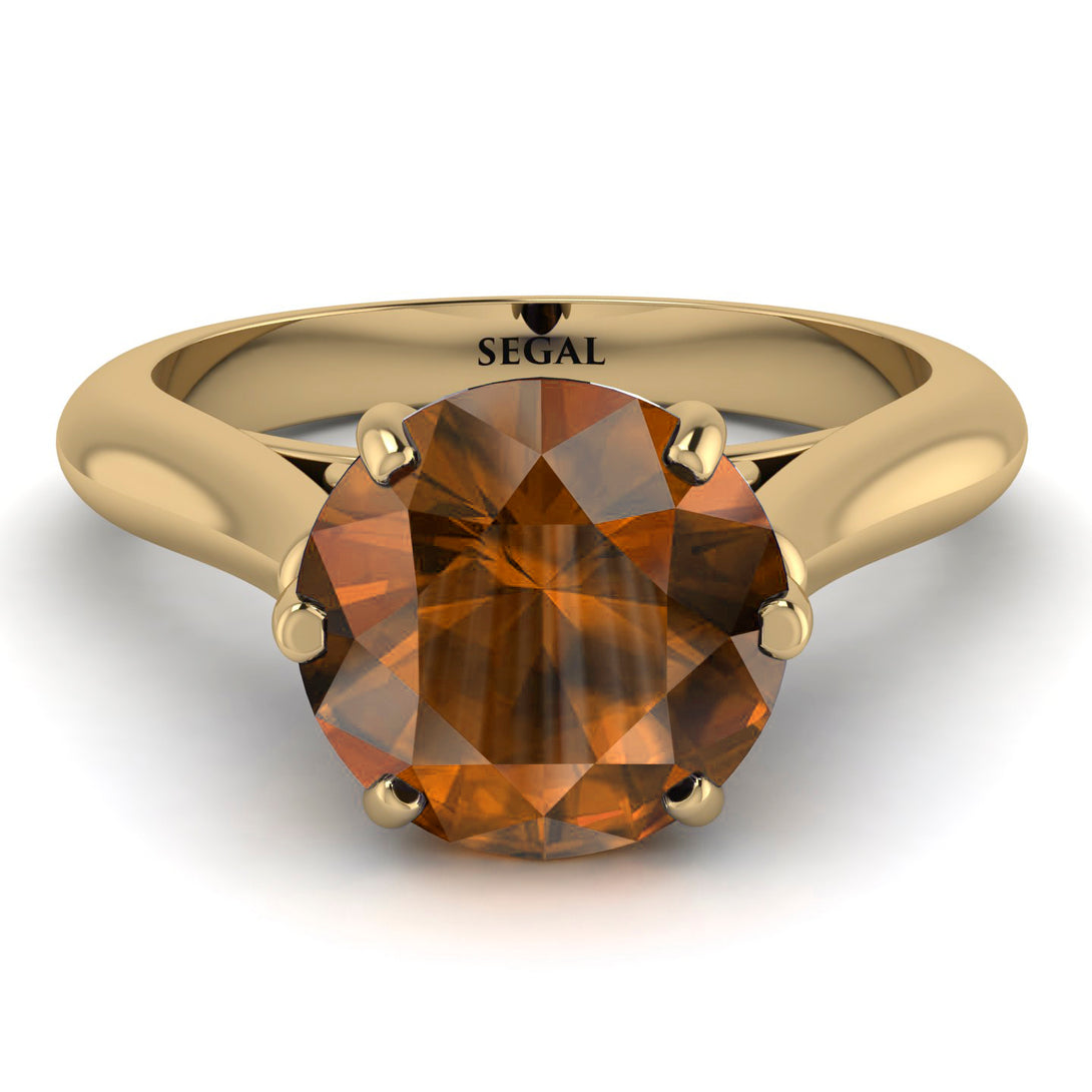 3ct Brown Diamond Engagement Ring - June No. 1110