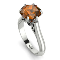 3ct Brown Diamond Engagement Ring - June No. 1109 image 1