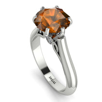 3ct Brown Diamond Engagement Ring - June No. 1103 image 1
