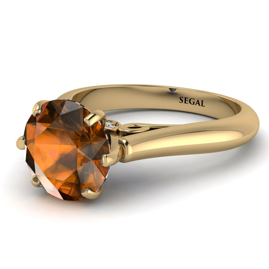 3ct Brown Diamond Engagement Ring - June No. 1101