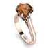 3ct Brown Diamond Engagement Ring - June No. 1108