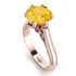 3ct Citrine Engagement Ring - June No. 611