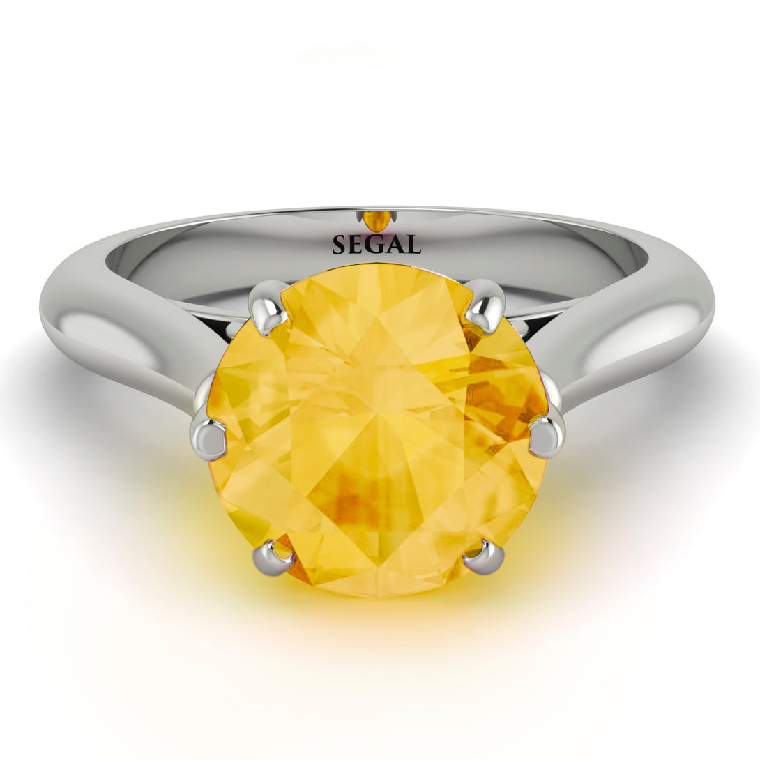 3ct Citrine Engagement Ring - June No. 612