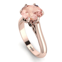 3ct Morganite Engagement Ring - June No. 908 image 1
