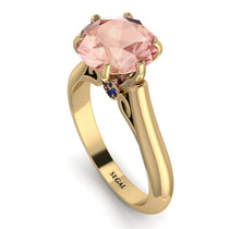 3ct Morganite Engagement Ring - June No. 913 image 1