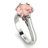 3ct Morganite Engagement Ring - June No. 912 image 1