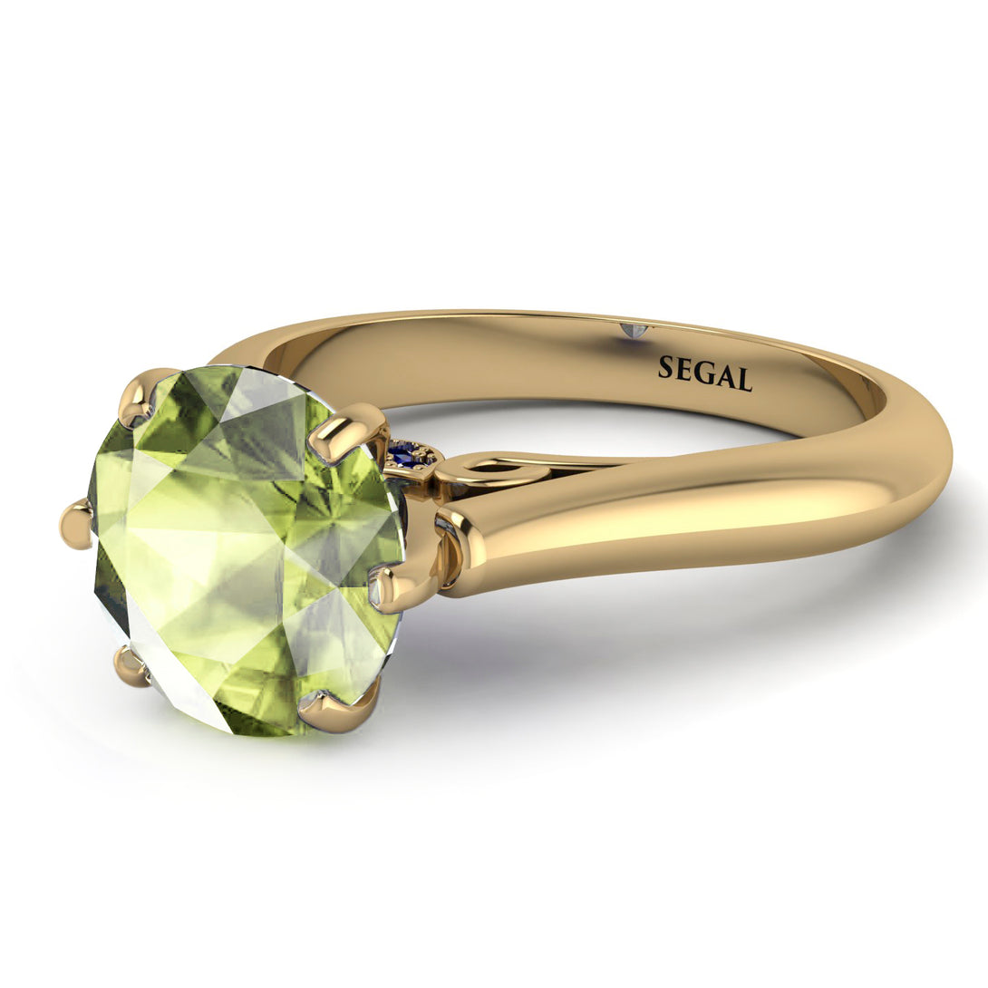 3ct Peridot Engagement Ring - June No. 713