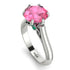 3ct Pink Moissanite Engagement Ring - June No. 806 image 1