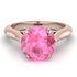 3ct Pink Moissanite Engagement Ring - June No. 805 image 2