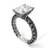 4Ct Radiant Cut Diamond Engagement Ring - Serenity No. 33 image 4