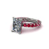 4Ct Radiant Cut Diamond Engagement Ring - Serenity No. 48