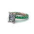 4Ct Radiant Cut Diamond Engagement Ring - Serenity No. 17