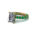 4Ct Radiant Cut Diamond Engagement Ring - Serenity No. 16