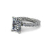 4Ct Radiant Cut Diamond Engagement Ring - Serenity No. 3
