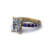 4Ct Radiant Cut Diamond Engagement Ring - Serenity No. 61 image 1