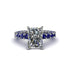 4Ct Radiant Cut Diamond Engagement Ring - Serenity No. 63 image 2