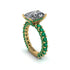 4Ct Radiant Cut Diamond Engagement Ring - Serenity No. 16 image 3
