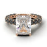 4Ct Radiant Cut Diamond Engagement Ring - Serenity No. 32