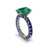 4Ct Radiant Cut Emerald Engagement Ring - Serenity No. 66