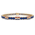 Sapphire Tennis Bracelet with Croatia Flag no. 13