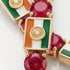 Ruby Tennis Bracelet with India Flag no. 10
