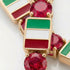 Ruby Tennis Bracelet with Italy Flag no. 10