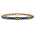 Sapphire Tennis Bracelet with Brazil Flag no. 13 image 1