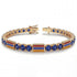 Sapphire Tennis Bracelet with Armenia Flag no. 13 image 2
