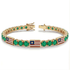 Emerald Tennis Bracelet with United States Flag no. 4 image 4
