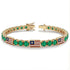 Emerald Tennis Bracelet with United States Flag no. 4