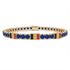Sapphire Tennis Bracelet with Belgium Flag no. 13 image 1