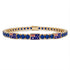 Sapphire Tennis Bracelet with Australia Flag no. 13