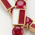 Ruby Tennis Bracelet with Poland Flag no. 10 image 3
