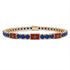 Sapphire Tennis Bracelet with Morocco Flag no. 13 image 1