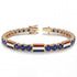 Sapphire Tennis Bracelet with Netherlands Flag no. 13