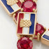 Ruby Tennis Bracelet with Croatia Flag no. 10