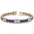 Sapphire Tennis Bracelet with Argentina Flag no. 13