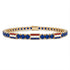 Sapphire Tennis Bracelet with Netherlands Flag no. 13 image 1