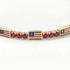 Ruby Tennis Bracelet with United States Flag no. 10