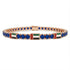 Sapphire Tennis Bracelet with United Arab Emirates Flag no. 14