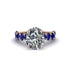 4ct Oval Cut Diamond Engagement Ring - Xena No. 62